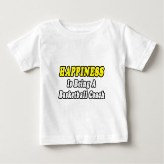 Camiseta De Bebé Felicidad... entrenador de básquetbol