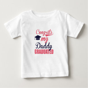 Camiseta De Bebé Felicidades a mi papá graduado