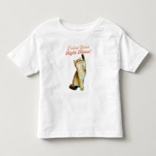 Camiseta De Bebé Feline Good Right Meow Funny Cat Cita Cute Kitten