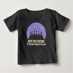 Camiseta De Bebé Feliz 49º cumpleaños diciendo una cita