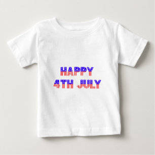 Camiseta De Bebé Feliz 4 de julio