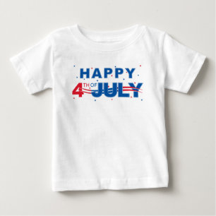 Camiseta De Bebé Feliz 4 de julio