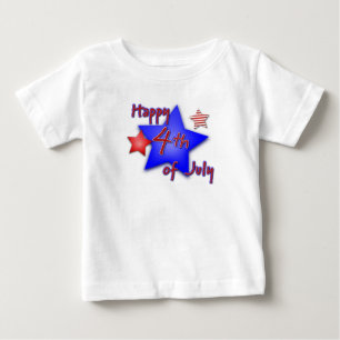 Camiseta De Bebé Feliz 4 de julio