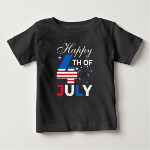 Camiseta De Bebé Feliz 4 De Julio-97958