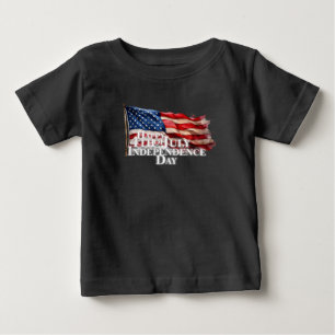 Camiseta De Bebé Feliz 4 de julio - Día de la Independencia