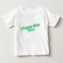 Camiseta de bebé Feliz Año Nuevo 