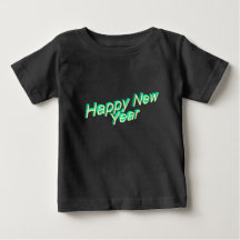 Camiseta de bebé Feliz Año Nuevo 