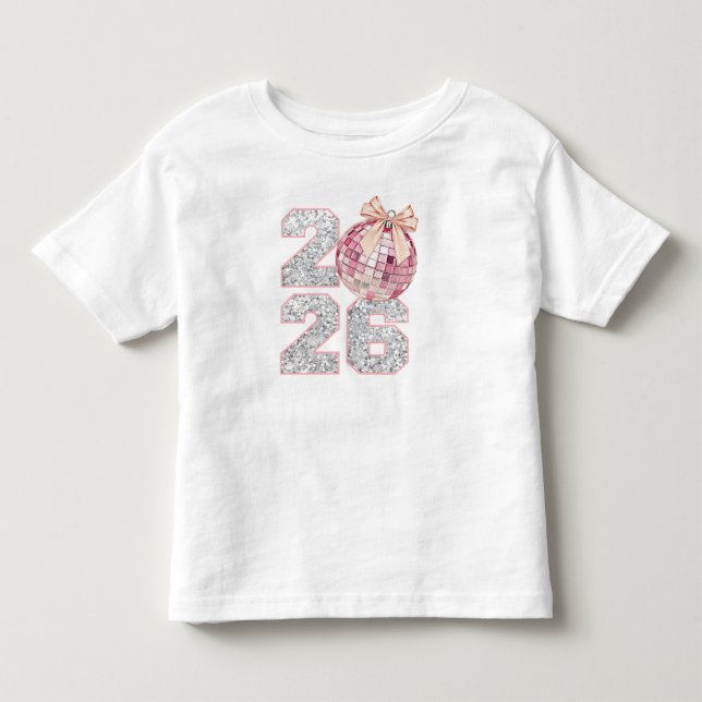 Camiseta De Bebé Feliz Año Nuevo 2026 (Anverso)