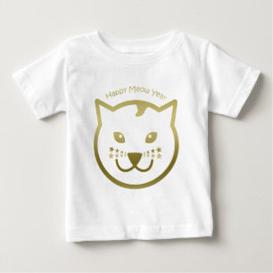 Camiseta De Bebé Feliz año próximo - color de fondo Personalizado