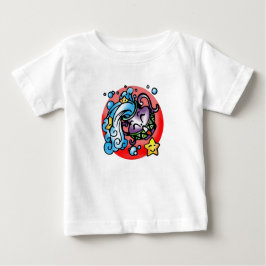 Camiseta De Bebé Feliz Aquarius Purple Personalizado Vase agua derr