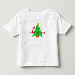 Camiseta De Bebé Feliz árbol de navidad