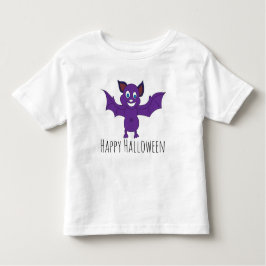 Camiseta De Bebé Feliz Bate de Halloween