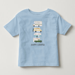 Camiseta De Bebé FELIZ CAMPER Campervan vanlife RV Trailer PERSONAL