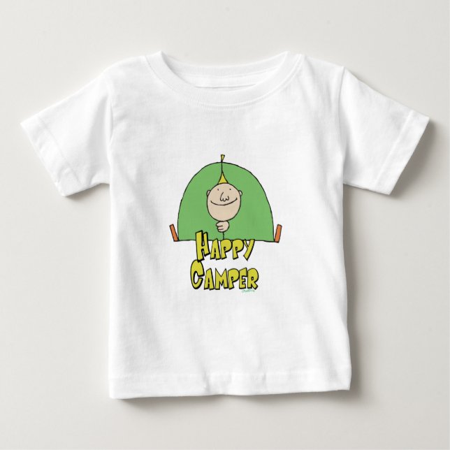 Camiseta De Bebé Feliz Camper Guy (Anverso)
