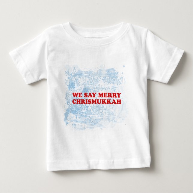 Camiseta De Bebé feliz chrismukkah (Anverso)
