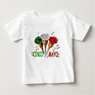 Camiseta De Bebé Feliz Cinco de Mayo