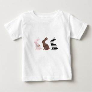 Camiseta De Bebé Feliz Conejo Conejo Conejo Conejo Conejo de Leopar