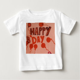 CAMISETA DE BEBÉ FELIZ CUMPLEAÑOS