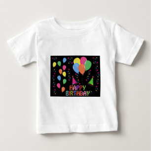 Camiseta De Bebé Feliz cumpleaños