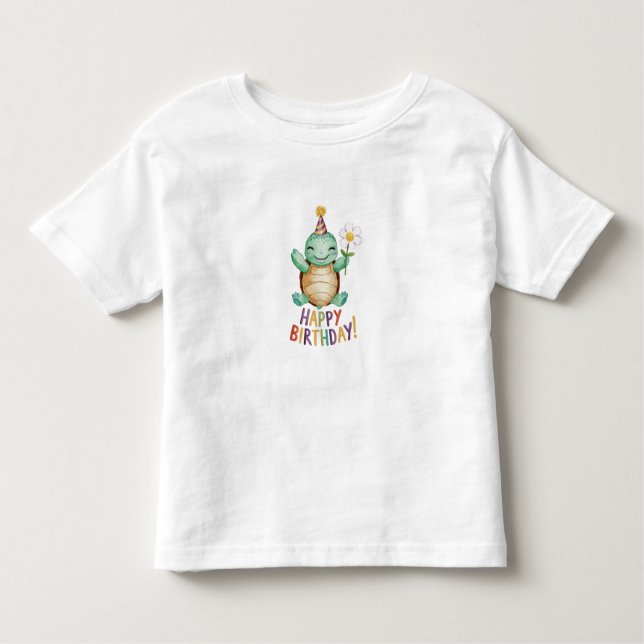 Camiseta De Bebé Feliz cumpleaños (Anverso)