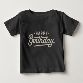 Camiseta De Bebé Feliz cumpleaños