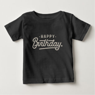 Camiseta De Bebé Feliz cumpleaños