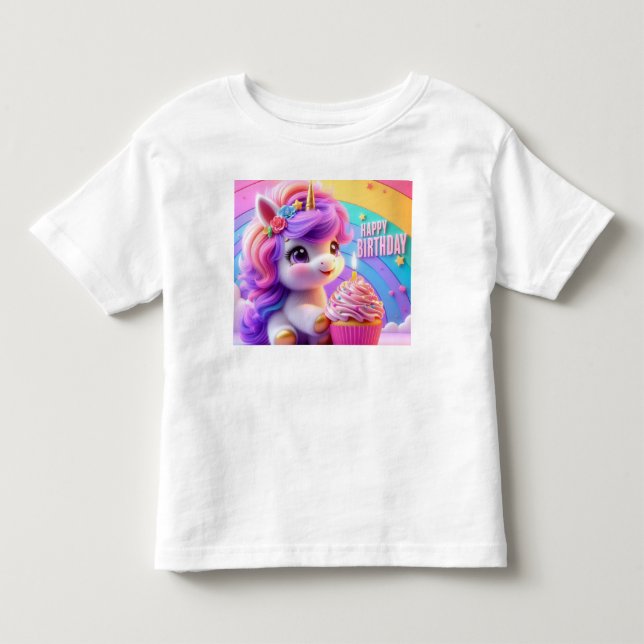 Camiseta De Bebé Feliz Cumpleaños (Anverso)