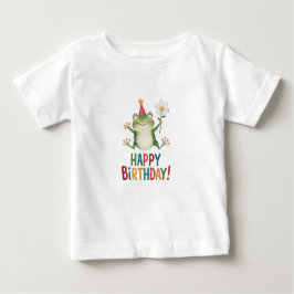 Camiseta De Bebé Feliz cumpleaños