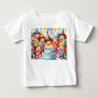 Camiseta De Bebé Feliz cumpleaños