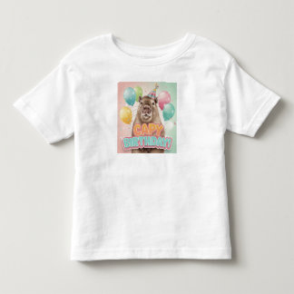 Camiseta De Bebé ¡Feliz cumpleaños Capy!