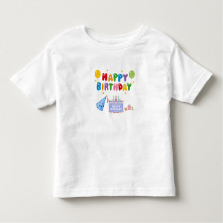 Camiseta De Bebé Feliz Cumpleaños Celebración del Oso" o "Oso de Cu