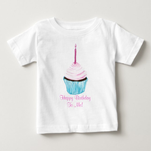 Camiseta De Bebé Feliz Cumpleaños Para Mí Tee (Anverso)
