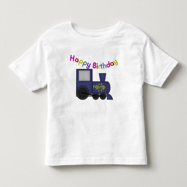 Camiseta De Bebé Feliz cumpleaños, Personalizar (Anverso)