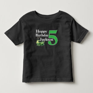 Camiseta De Bebé Feliz cumpleaños saltamontes 5º cumpleaños