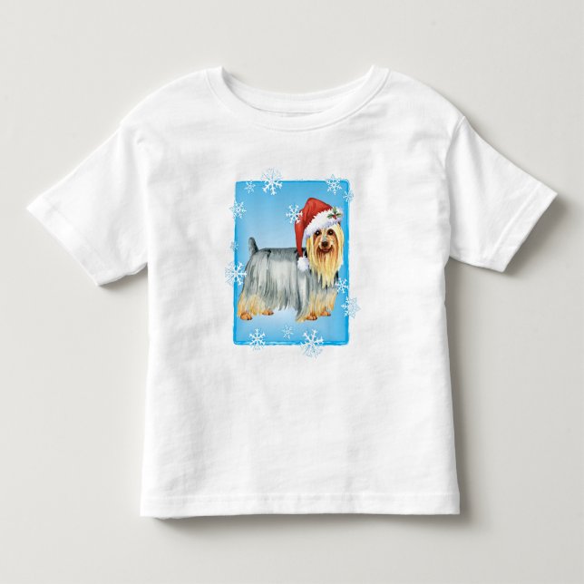 Camiseta De Bebé Feliz cumpleaños Silky Terrier T-Shirt (Anverso)