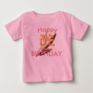 Camiseta De Bebé Feliz Cumpleaños Visión