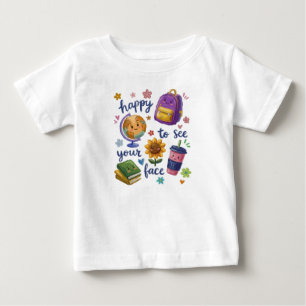 Camiseta De Bebé Feliz de Ver Tu Cara