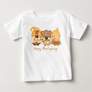 Camiseta De Bebé Feliz Día de Acción de Gracias 