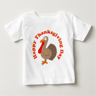 Camiseta De Bebé Feliz Día de Acción de Gracias a la manga larga de