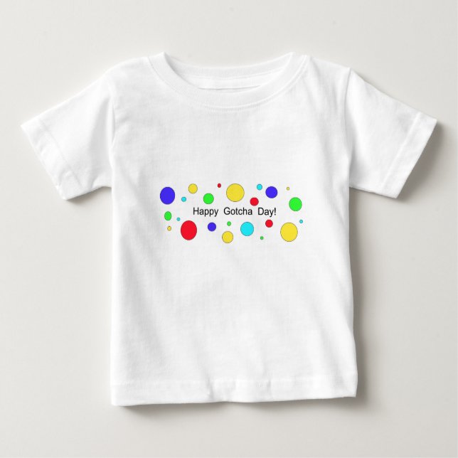 Camiseta De Bebé ¡Feliz Día de Gotcha! (Anverso)