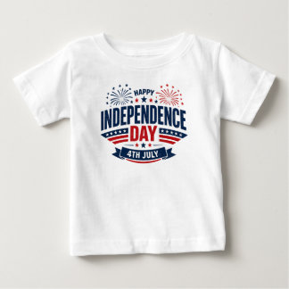 Camiseta De Bebé Feliz Día de la Independencia 4 de julio Patriótic