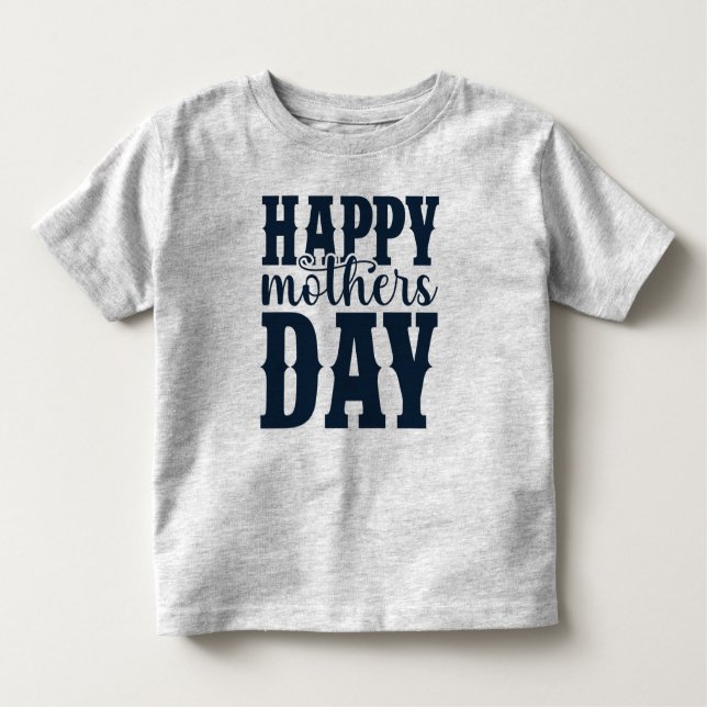 Camiseta De Bebé Feliz Día de la Madre-11344 (Anverso)