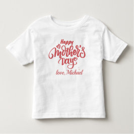 Camiseta De Bebé Feliz Día de la Madre, mamá