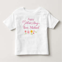 Camiseta De Bebé Feliz Día de la Madre para celebrar a mamá
