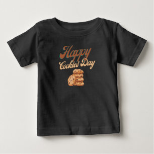 Camiseta De Bebé Feliz Día de las Cookies, Día Nacional de la Cooki