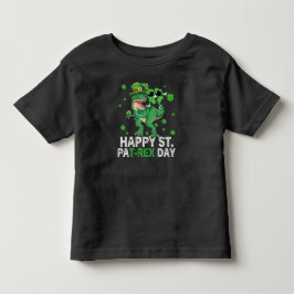 Camiseta De Bebé Feliz día de San Pat Trex Dinosaurio Infantil San 