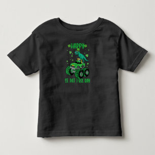 Camiseta De Bebé Feliz día de San Pat Trex Dinosaurio Infantil San