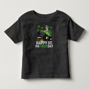 Camiseta De Bebé Feliz día de San Pat Trex Dinosaurio Infantil San