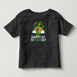 Camiseta De Bebé Feliz día de San Pat Trex Dinosaurio Infantil San 