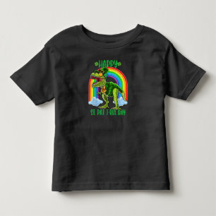 Camiseta De Bebé Feliz día de San Pat Trex Dinosaurio niño/a camise